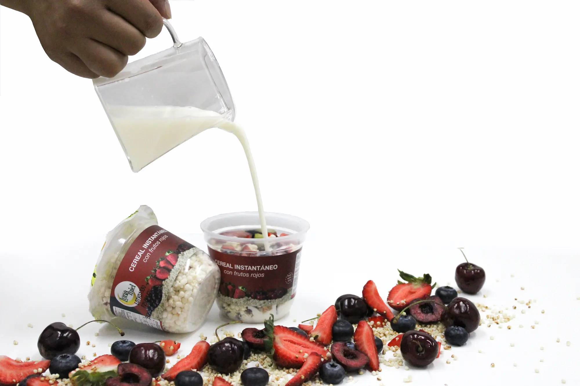 Cereal Instantáneo con Frutos Rojos